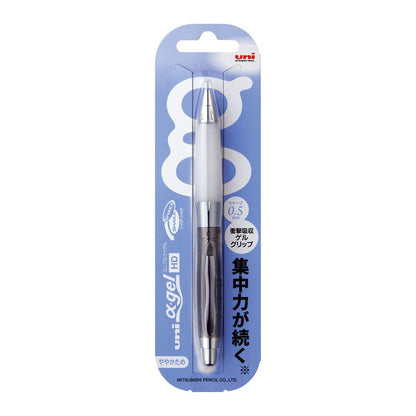 Mitsubishi Pencil Mechanical Pen Uni Alpha Gel 0.5 Chrome Black Japan M5618Gg1Pc.24