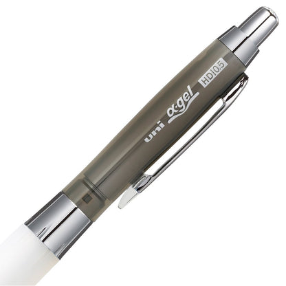 Mitsubishi Pencil Mechanical Pen Uni Alpha Gel 0.5 Chrome Black Japan M5618Gg1Pc.24