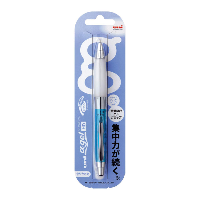Mitsubishi Pencil Mechanical Pen Uni Alpha Gel 0.5 Chrome Light Blue From Japan - M5618Gg1Pc.8