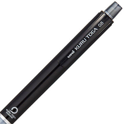 Mitsubishi Pencil Kuru Toga 0.5Mm Mechanical Pencil - Black (Made In Japan)