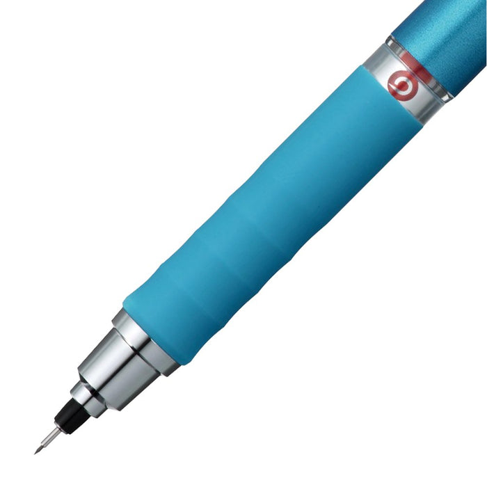 Mitsubishi Pencil Kurutoga 0.5 Blue Mechanical Pencil W/ Rubber Grip (M56561P.33) - Made In Japan