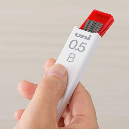 Mitsubishi Pencil Mechanical Pencil Lead 0.5 Hb Japan (3Pcs) Uls05403Phb Black