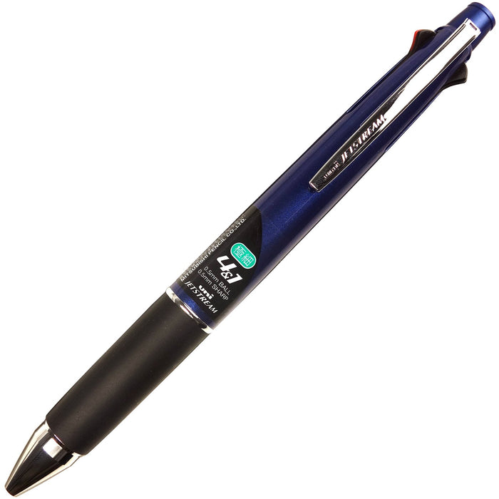 Mitsubishi Pencil Jetstream 4 In 1 Multifunctional Pen 0.5 Navy Msxe510005.9 Made In Japan