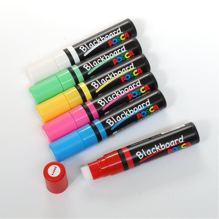 Mitsubishi Pencil Water Pen Posca Extra Thick 6 Colors Pce50017K6C Made In Japan