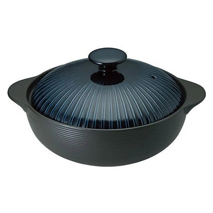 Miyawo Thermatech Ceramic Induction Western-Style Donabe Casserole 6.5-Go - Blue