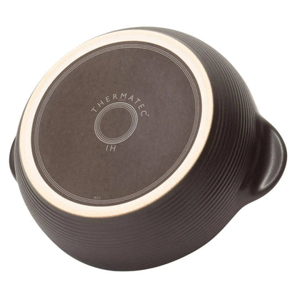 Miyawo Thermatech Ceramic Induction Western-Style Donabe Casserole 6.5-Go - Chocolate