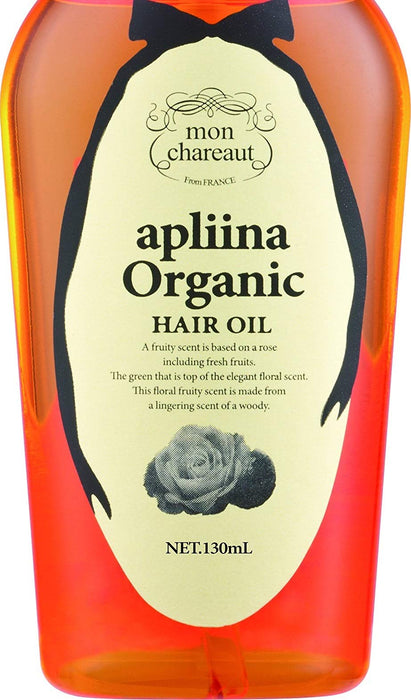 Moncharute Aprina Organic Hair Oil 130Ml Japan - Big Bottle