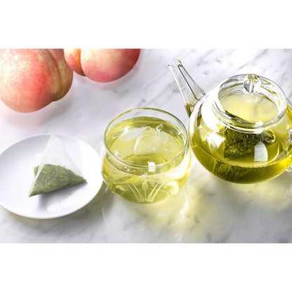 Kanematsu Drained Green Tea With White Peach Tea 20 Bags