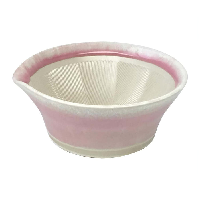 Motoshige 陶瓷研钵 婴儿食品用 粉色