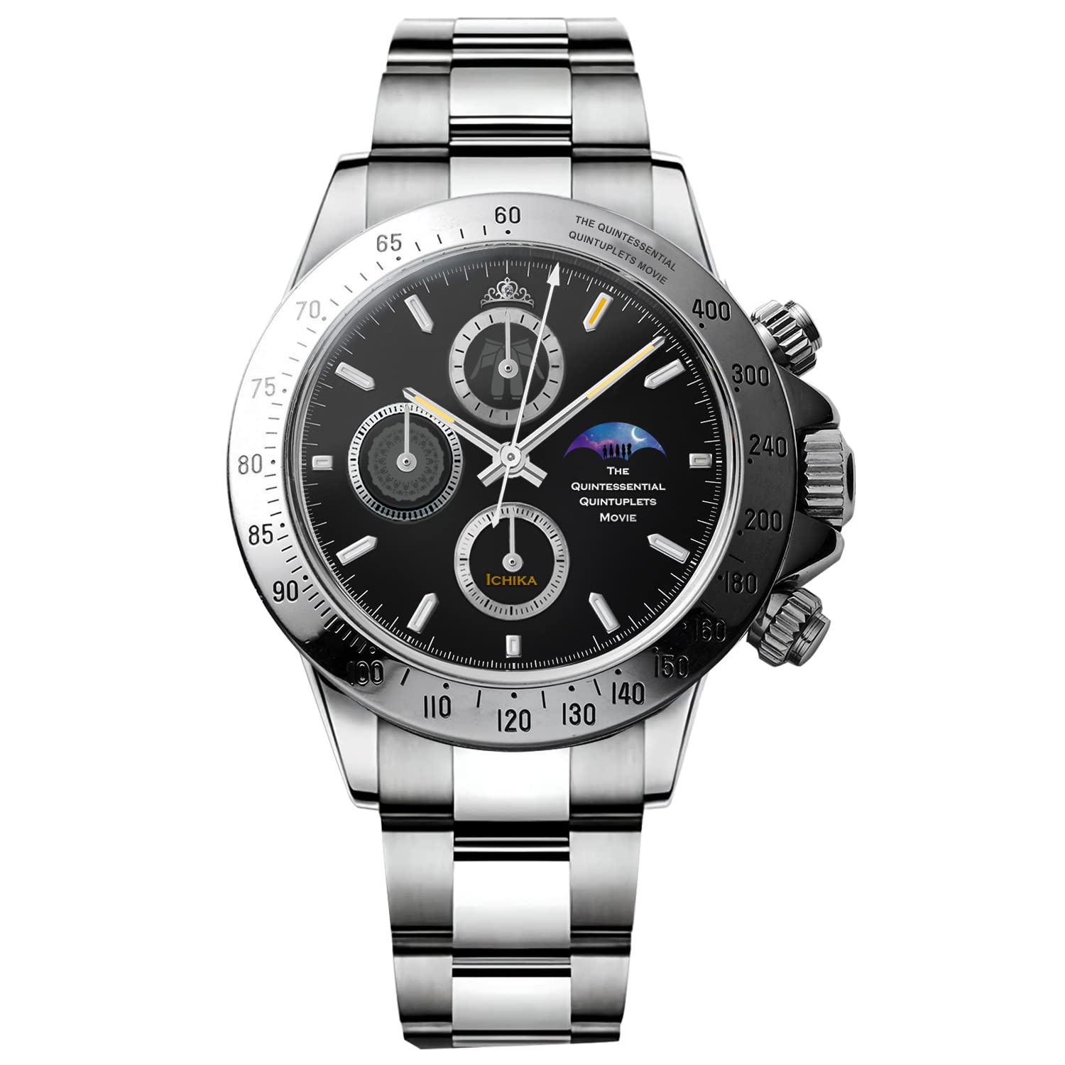 東映ジャパン 五等分の花嫁 映画記念 太陽と月 クロノグラフ