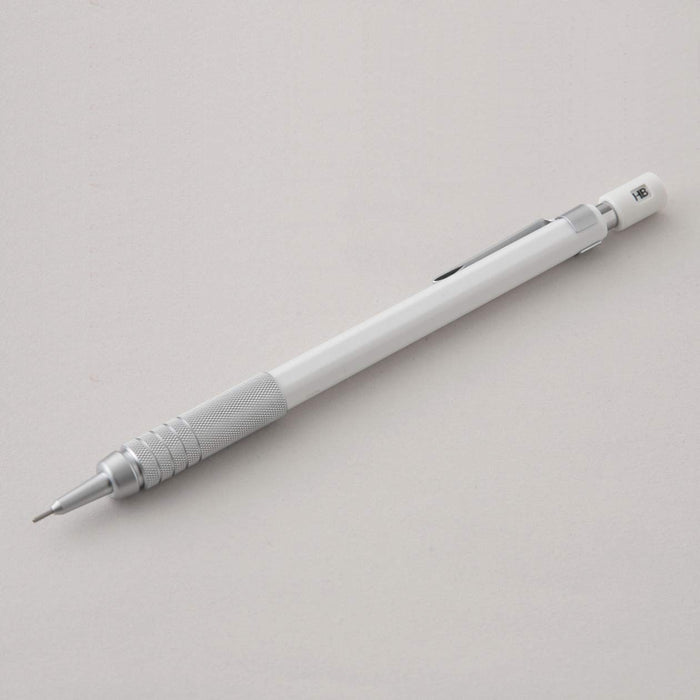 无印良品低重心自动铅笔白色 11X9X147 毫米 0.5 毫米芯直径 - 日本制造