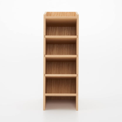 Muji 44310212 Wooden Accessory Rack 5 Tier Japan - 9.2X12.6X25.2Cm