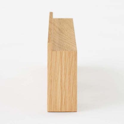 Mujirushi Ryohin 44505014 Wall-Mounted Furniture Oak Wood 44X4X9Cm - Made In Japan