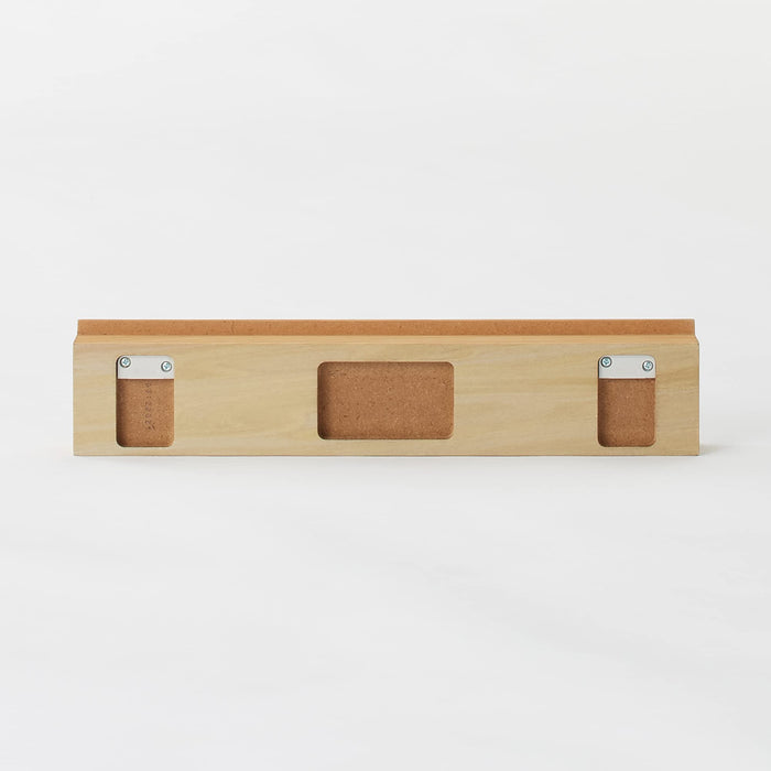 Mujirushi Ryohin 44505014 Wall-Mounted Furniture Oak Wood 44X4X9Cm - Made In Japan