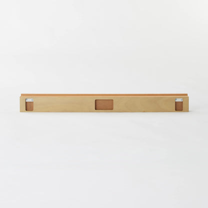 Mujirushi Ryohin Wall-Mountable Furniture Oak Wood 88Cm X 4Cm X 9Cm | Made In Japan