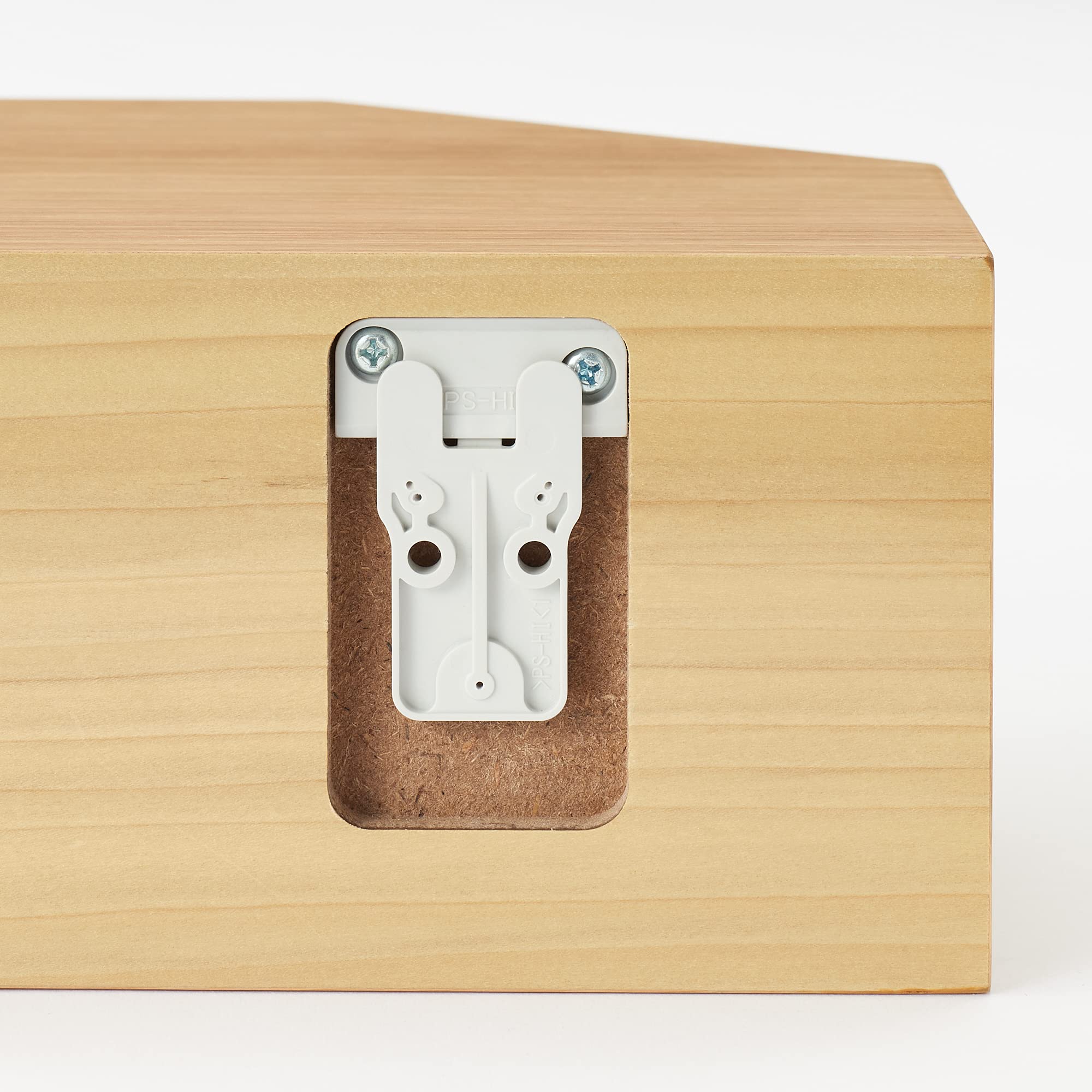 Mujirushi Ryohin Wall Corner Shelf Oak Wood 22X22X10Cm Japan