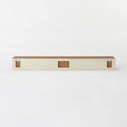 Mujirushi Ryohin Japan Walnut Wall Mounted Shelf 88X12X10Cm - 44505113