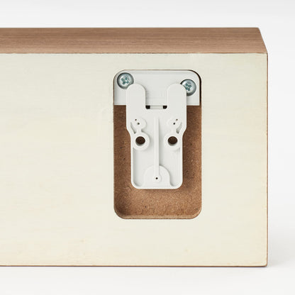 Mujirushi Ryohin Japan Walnut Wall Mounted Shelf 88X12X10Cm - 44505113