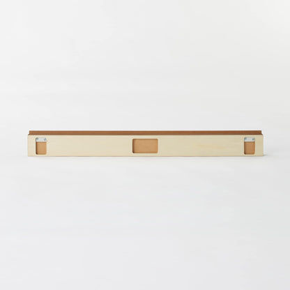 Mujirushi Ryohin 44505137 Wall-Attached Walnut Furniture 88X4X9Cm - Made In Japan
