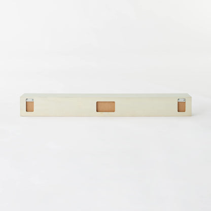 Mujirushi Ryohin Wall Mounted Shelf Oak Light Gray 88X12X10Cm Japan
