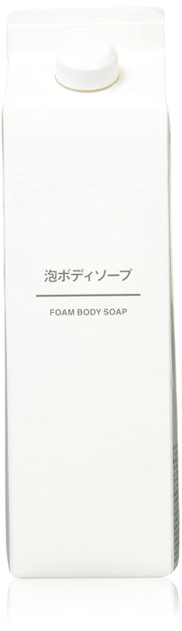 Muji 44593875 Foaming Body Soap, Large Capacity, 600Ml