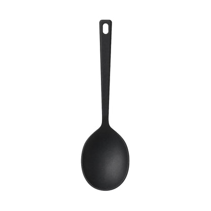 Mujirushi Ryohin 26Cm Silicone Cooking Spoon Black 82932461 - Made In Japan