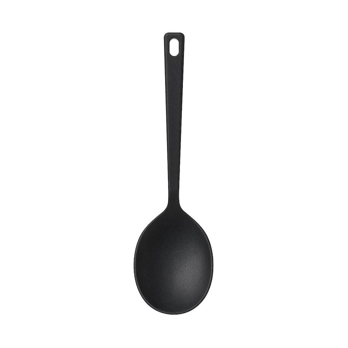 Mujirushi Ryohin 26Cm Silicone Cooking Spoon Black - Made In Japan