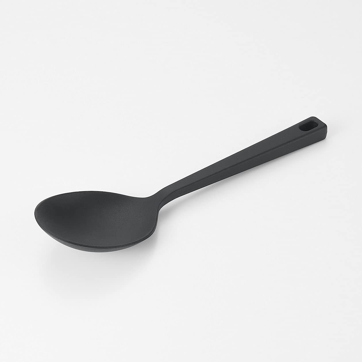 Mujirushi Ryohin 26Cm Silicone Cooking Spoon Black 82932461 - Made In Japan