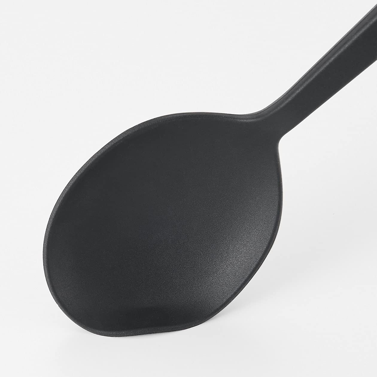 Mujirushi Ryohin 26Cm Silicone Cooking Spoon Black 82932461 - Made In Japan