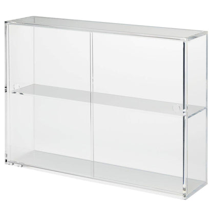 Mujirushi Ryohin Acrylic Collection Stand Sliding Door Large 33.6X8.4X24.4Cm Japan 02856113