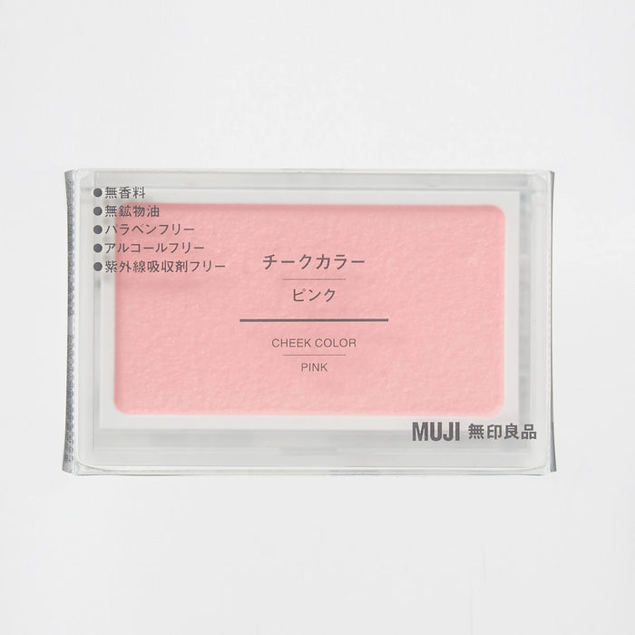 Muji Unscented Pink Cheek Color 4.6G - Makeup for a Natural Glow