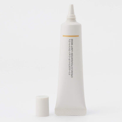 Muji Light Beige Cream UV Foundation SPF31 PA+++ 30G