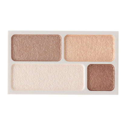 Muji Eye Shadow 4-Color Palette in Brown 4.5G - Long-lasting Eye Color