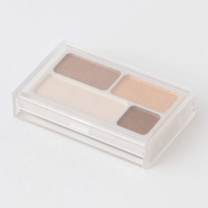 Muji Eye Shadow 4-Color Palette in Brown 4.5G - Long-lasting Eye Color
