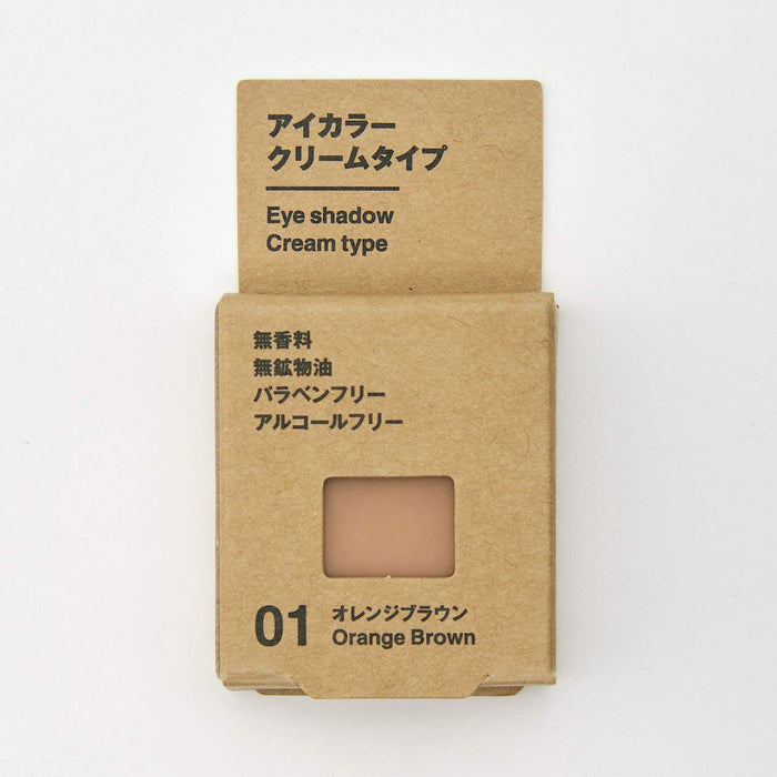 Muji Eye Color Cream Type Orange Brown 1.8G 82926484 Eyeshadow Gram (X 1)