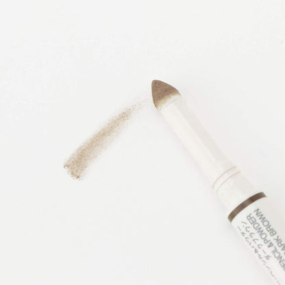 Muji Dark Brown Eyebrow Pencil and Powder - Long Lasting Smudge Proof 02125035