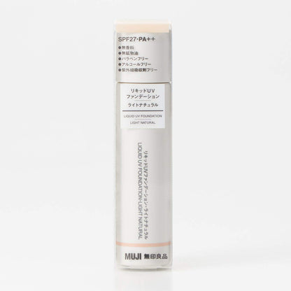 Muji Light Natural Liquid UV Foundation SPF27 PA++ 30ml