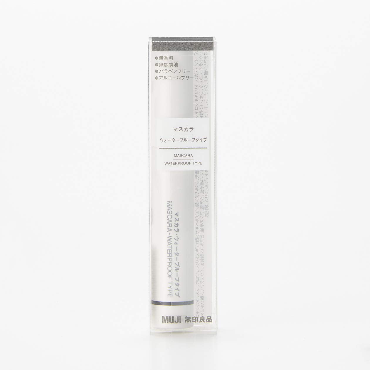 Muji Waterproof Black Mascara 8.6G - Long-Lasting Eye Makeup