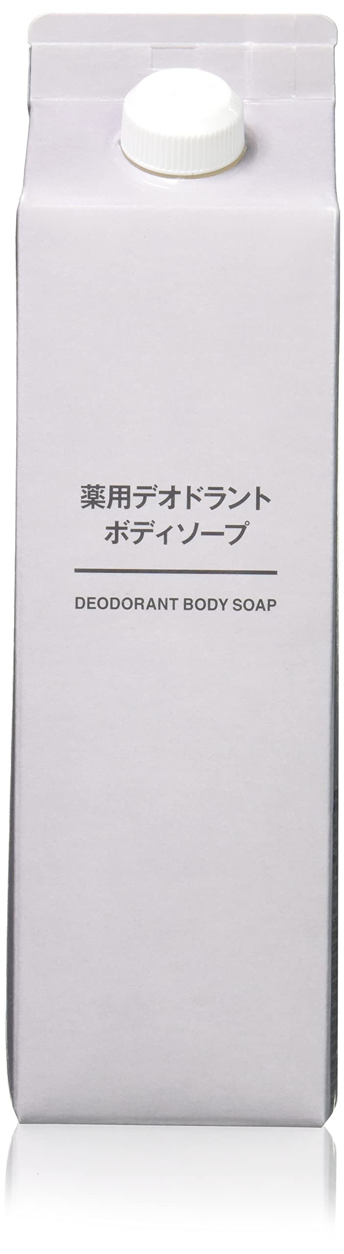 Muji Medicated Deodorant Body Soap Large Capacity 600Ml 44593882 [Quasi Drug]
