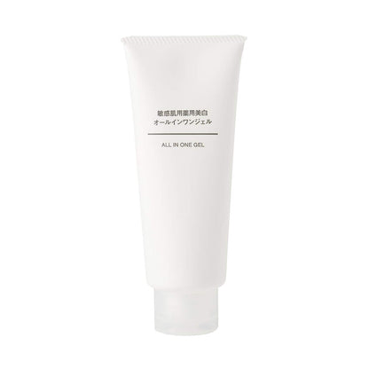 Muji Sensitive Skin For Whitening All-In-One Gel 100g - Japanese Whitening Gel