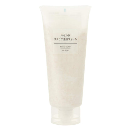 Muji Large Capacity Mild Facial Cleansing Scrub Foam - 1 Piece