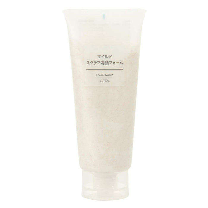 Muji Large Capacity Mild Facial Cleansing Scrub Foam - 1 Piece