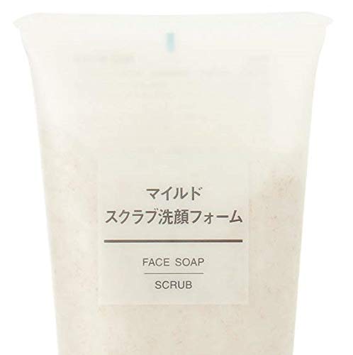 Muji Large Capacity Mild Facial Cleansing Scrub Foam - 1 Piece
