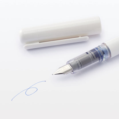 Muji 44596913 Fountain Pen Cartridge Blue Black 4 Pieces Japan Φ7.5Mm 58X