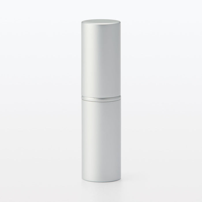 Muji Retractable Polyester Cheek Brush - Portable 24mm Diameter 93mm Length