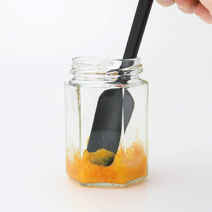 Mujirushi Ryohin Silicone Jam Spoon 19Cm Black - Made In Japan