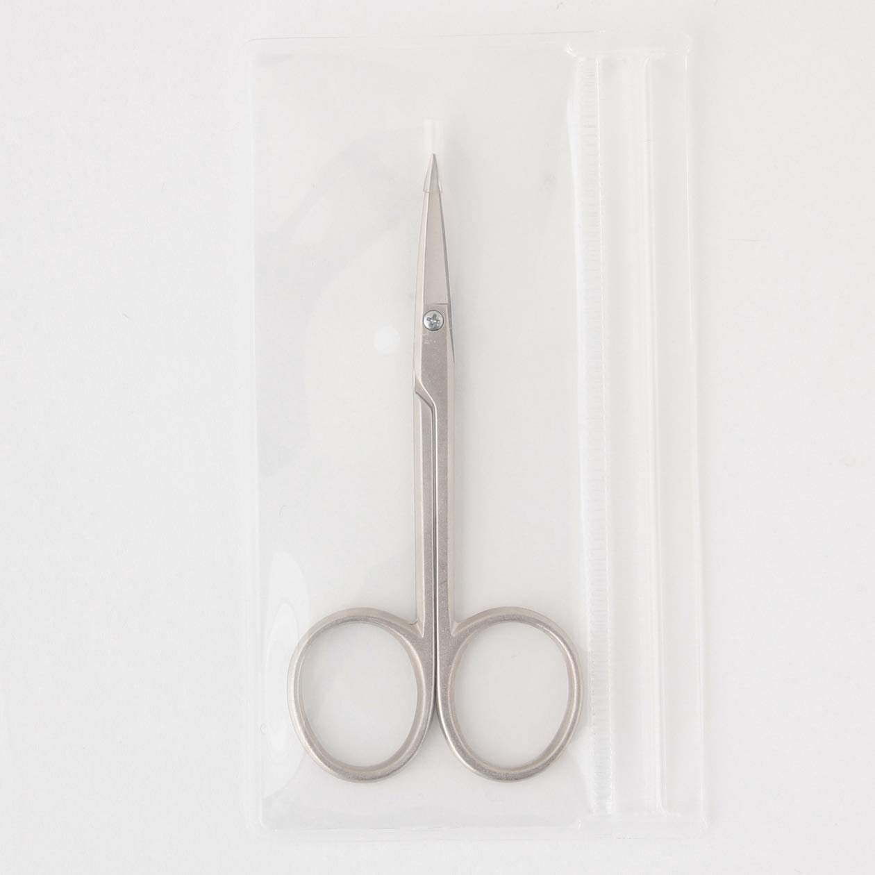 Muji Steel Eyebrow Scissors 90mm Length with Case Model 15844456