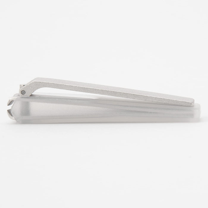 Muji Large Steel Nail Clippers with PP Cover 1 Piece White Metal