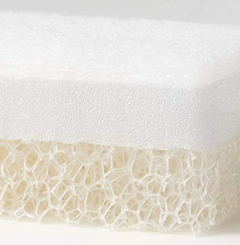 Muji 3-Layer Urethane Foam Sponge (6X12X3.5Cm) 3Pcs Japan Popular Classic Unmarked