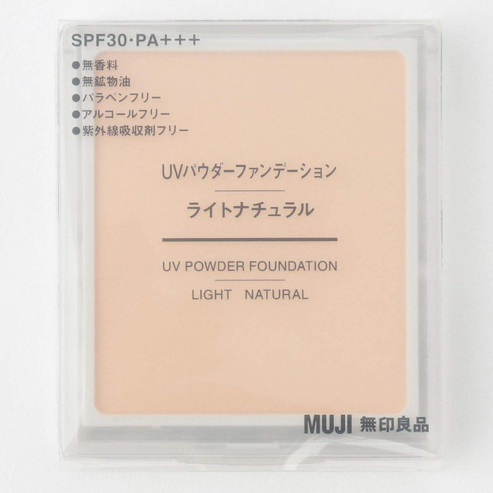 Muji Light Natural UV Powder Foundation SPF30 PA+++ 9.4g